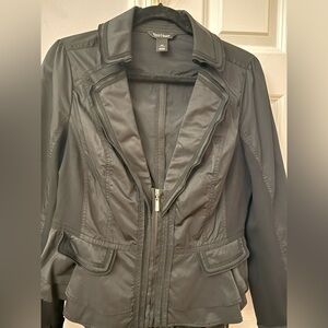 White House Black Market Black Blazer sz 14